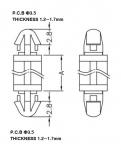 3.5/3.5mm Spacer Support